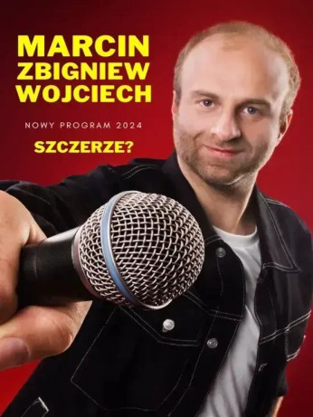 Krapkowice Wydarzenie Stand-up Marcin Zbigniew Wojciech - SZCZERZE?